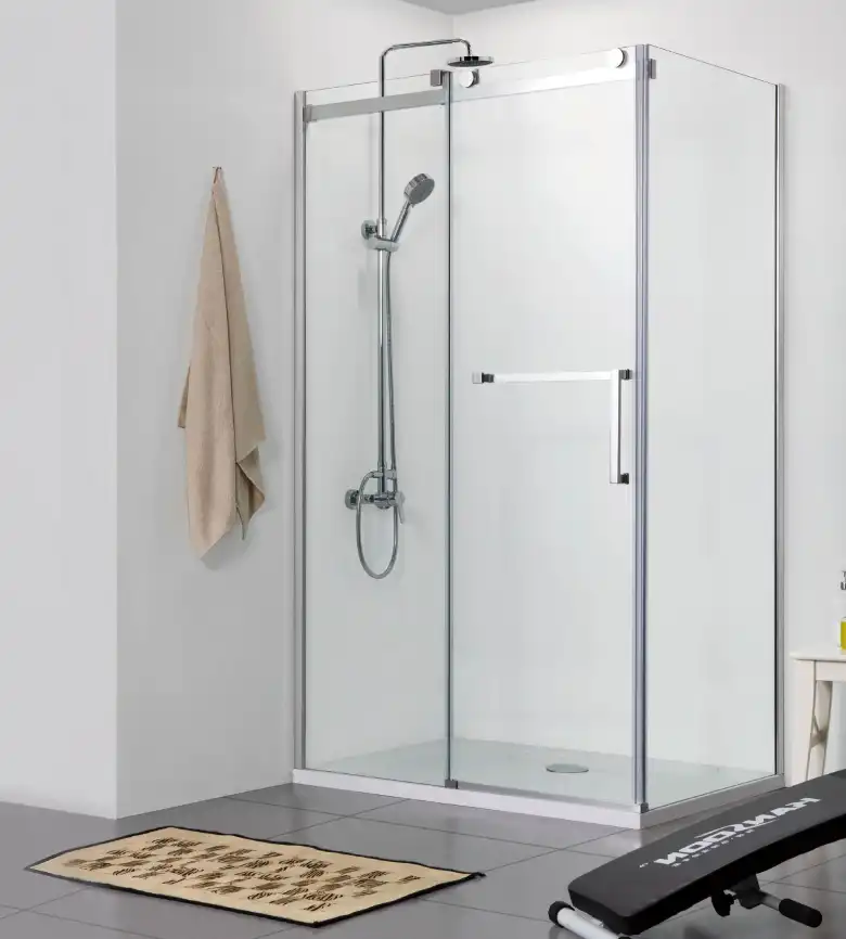 Душевой уголок Azario Vancouver 120х100х200 AZ-NKF1131L 1000 профиль Серебро, стекло Прозрачное фото 1