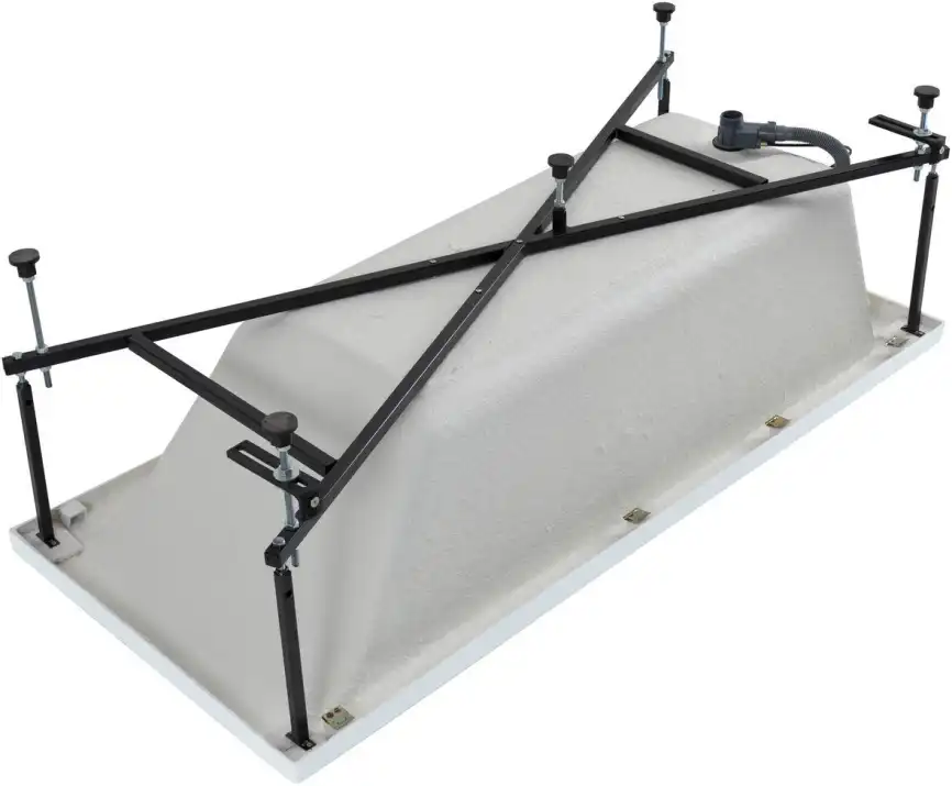 Акриловая ванна Aquanet Bright 180х80 (233143), на каркасе, белая фото 6