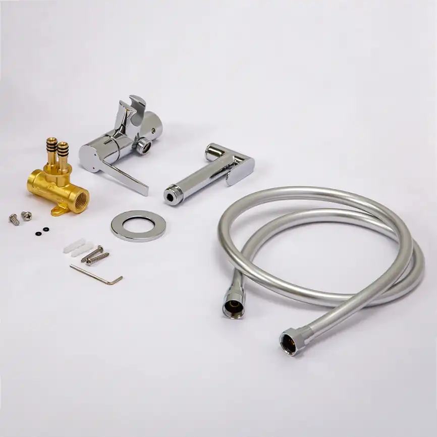 Гигиенический душ со смесителем AVS Elegant 811-431-CR, хром фото 6