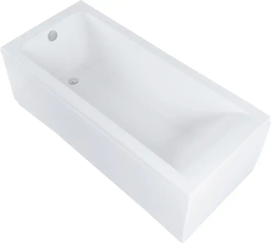 Акриловая ванна Aquanet Bright 170х70 (267835), на каркасе, белая фото 10
