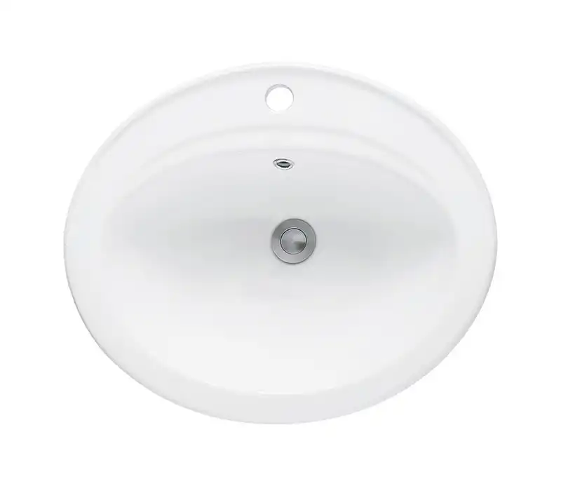 Умывальник CeramaLux 9413 560х480х190 Полувстраиваемая цвет Белый фото 3