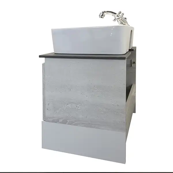 Тумба с умывальником Comforty Прага 60 Дуб белый, 00-00014536 фото 8