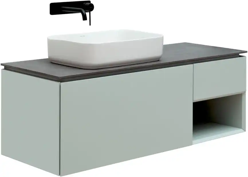 Тумба под раковину Allen Brau Infinity 120 1.21006.PWM L папирус матовый фото 1