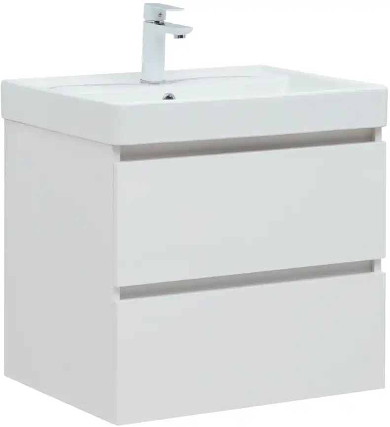 Тумба под раковину Aquanet Вега 60 (2 ящика) 308318 фото 1