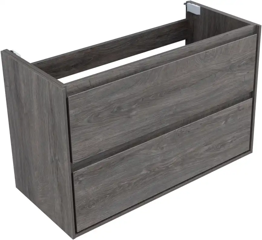 Тумба под раковину Aquanet Милан 100 дуб рошелье, подвесная, 336375 фото 10