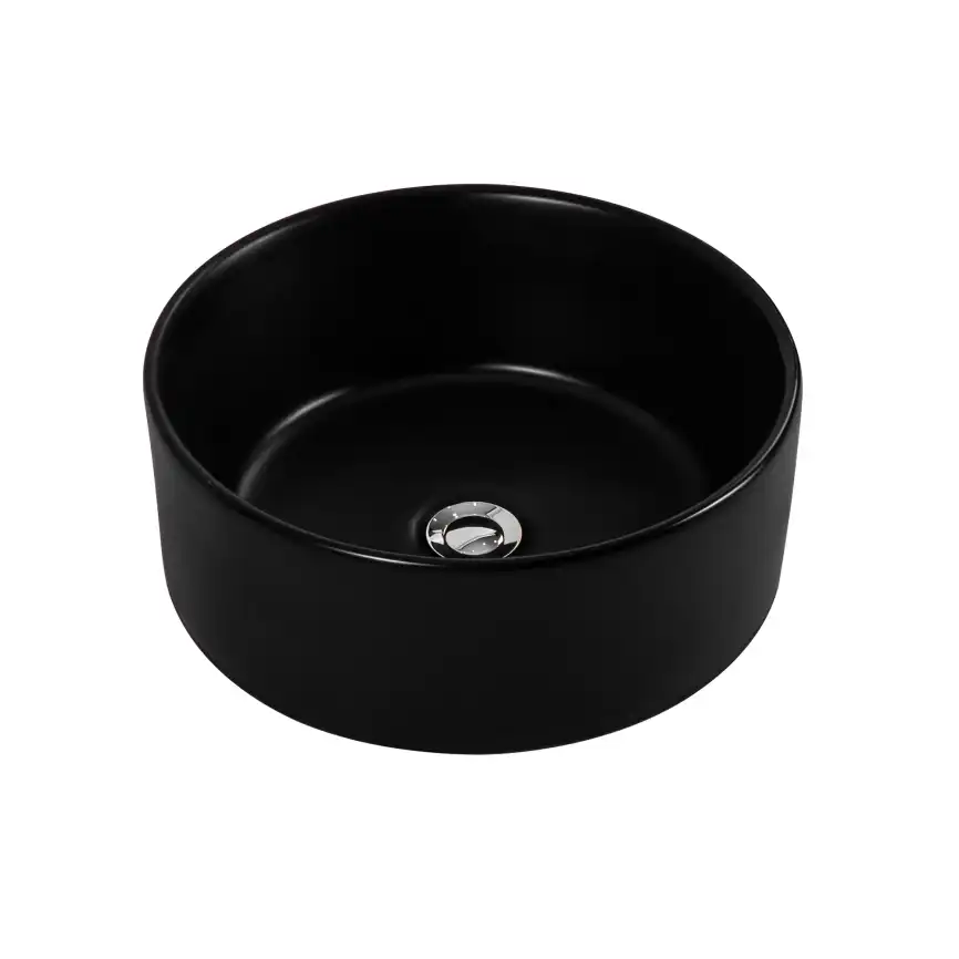 Раковина накладная Aquatek 40х40х16,5 AQ5118-MB, Черная матовая фото 5