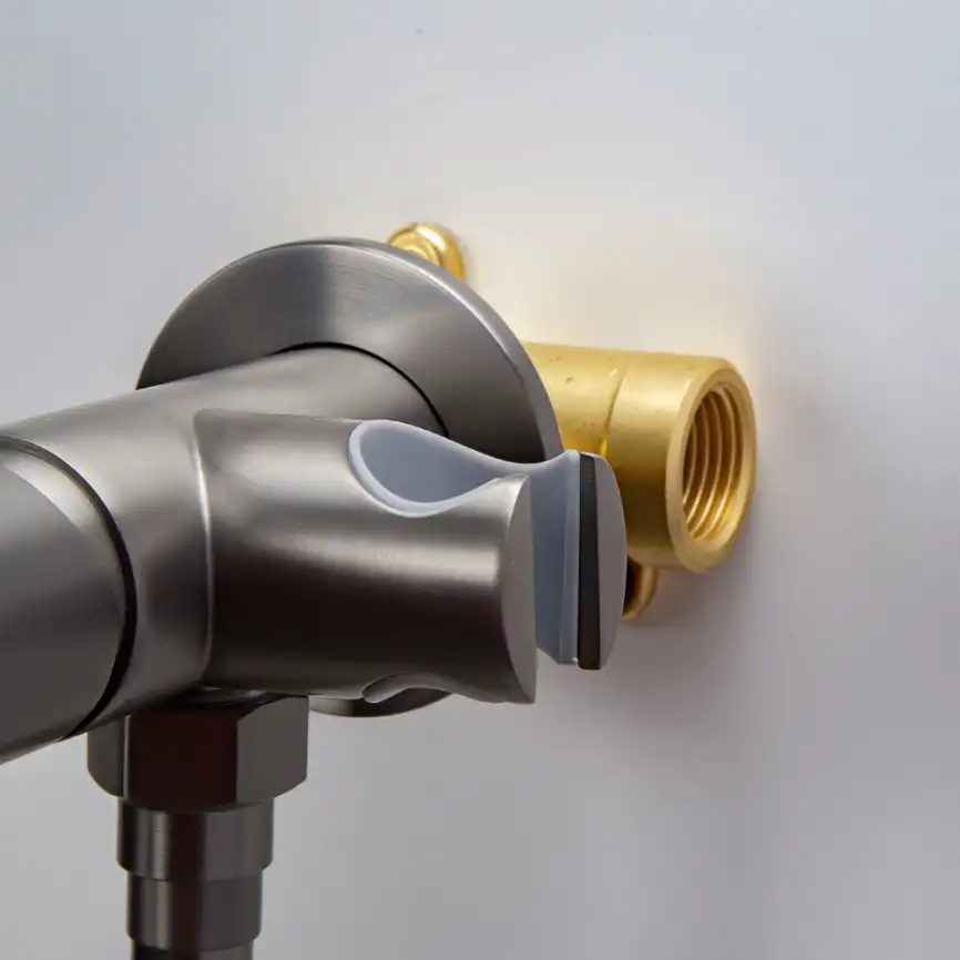 Гигиенический душ со смесителем AVS Elegant 811-431-GM, оружейная сталь фото 5