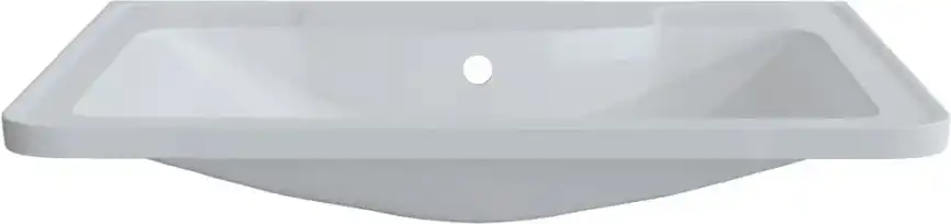 Тумба под раковину Grossman Адель 100 напольная, белая глянцевая (1010002) фото 9