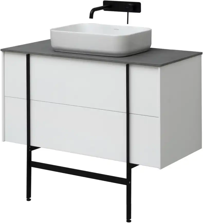 Тумба под раковину Allen Brau Reality 100 1.32007.WM белый матовый фото 26
