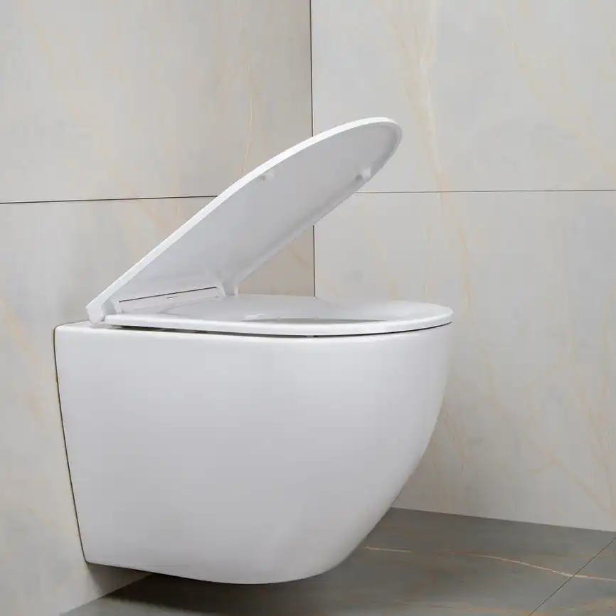 Унитаз подвесной AVS Метрополь 801-0044-P-T2-GW безободковый, со смывом Торнадо, белый фото 7