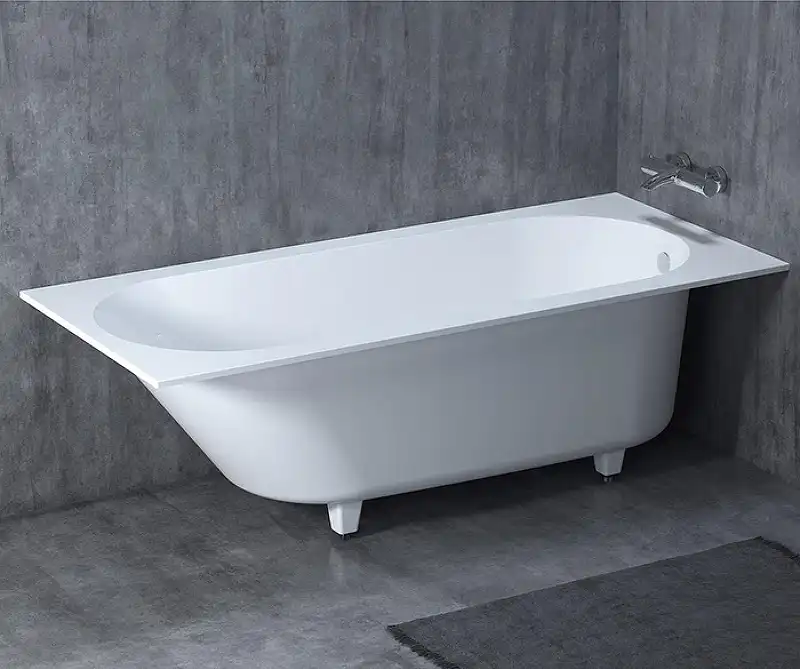 Ванна Salini ORNELLA 170х70 102323M из материала S-Stone, Белая матовая фото 6