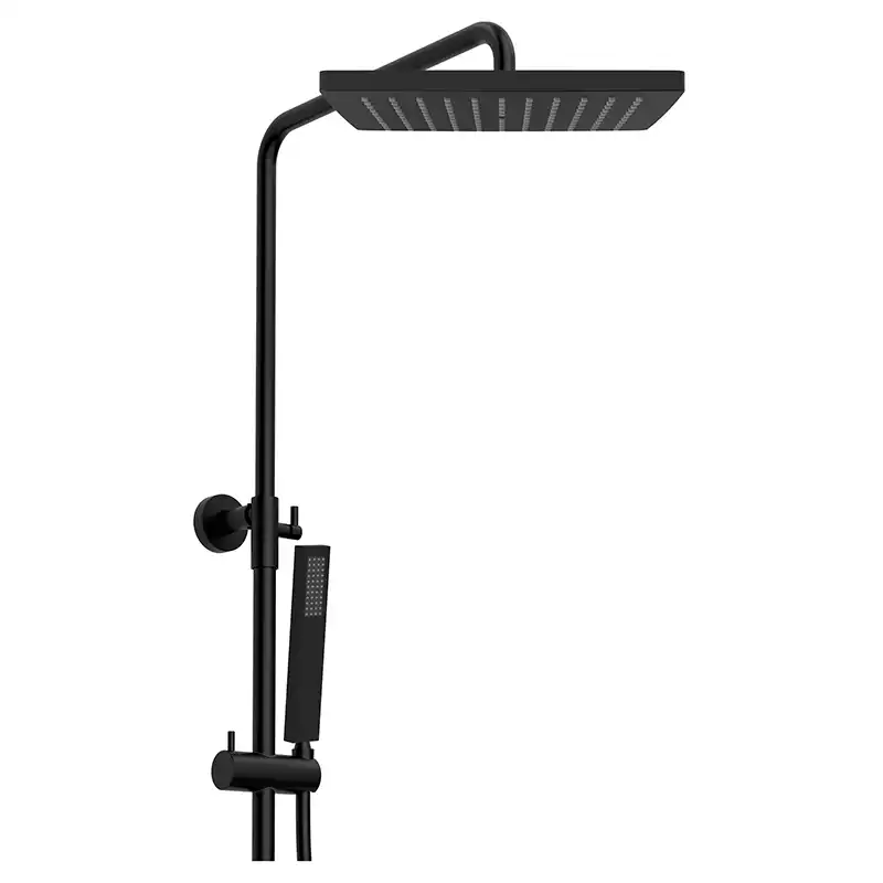 Душевая система AVS Cube 811-222-MB, черный матовый фото 3