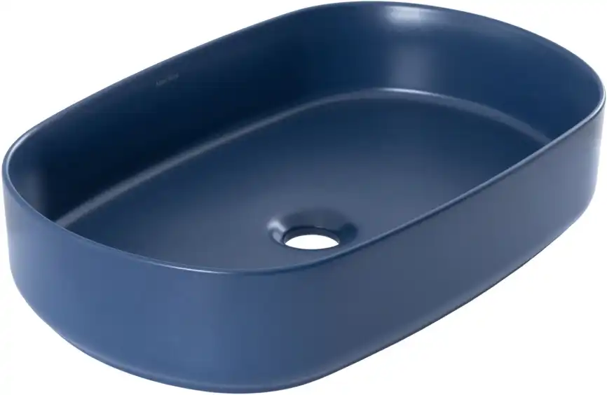 Раковина  Allen Brau Fantasy 55х36х12 4.11022.ID, Синяя матовая фото 1