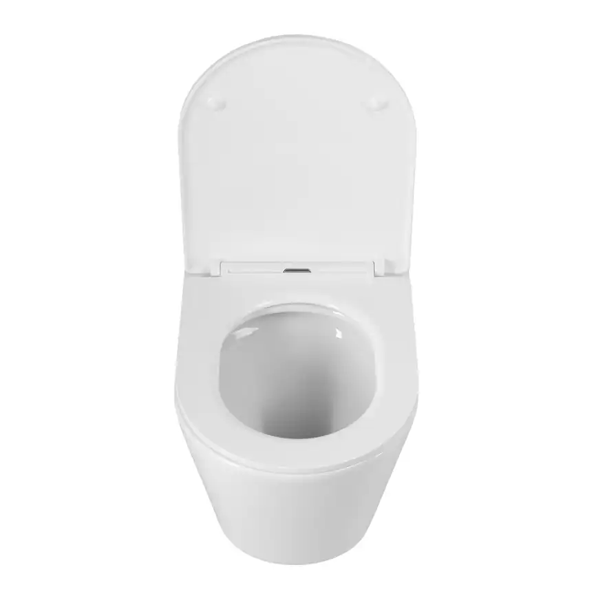 Подвесной унитаз CEZARES LINER CZR-38083-49-TH-TOR/SC, со смывом TORNADO, с сиденьем микролифт фото 6