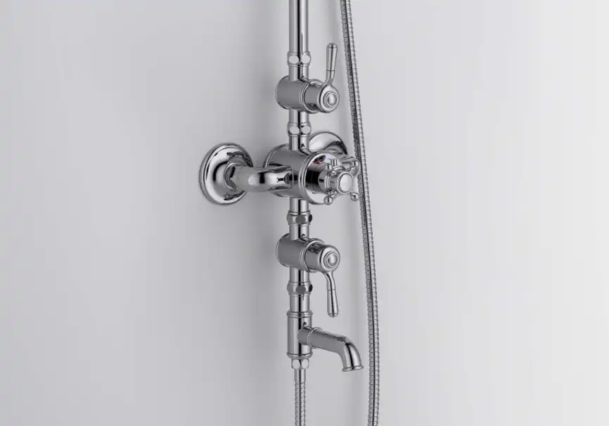 Душевая система Aquatek КЛАССИК AQ2543CR с термостатом, Хром фото 8