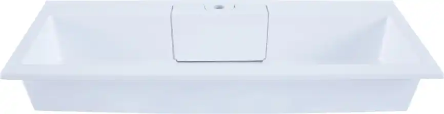 Раковина Dolomite Фортуна 100 222717 прямоугольная, Белая глянцевая фото 3