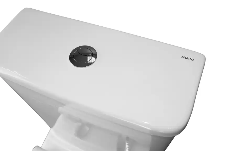 Унитаз напольный Azario Glory AZ-49 безободковый, с бачком и сидением микролифт, Белый глянцевый фото 10
