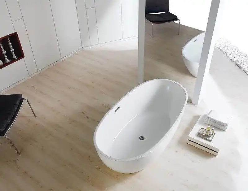 Акриловая ванна Azario LEEDS 170х85 LEE17085, отдельностоящая, белая фото 5