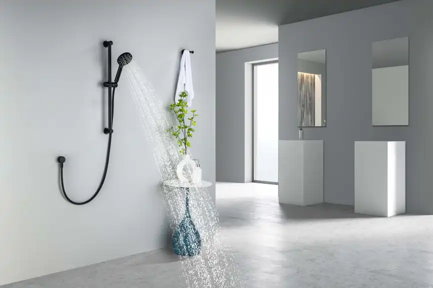 Душевой гарнитур Aquatek ОБЕРОН AQ2016MB, Черный матовый фото 5