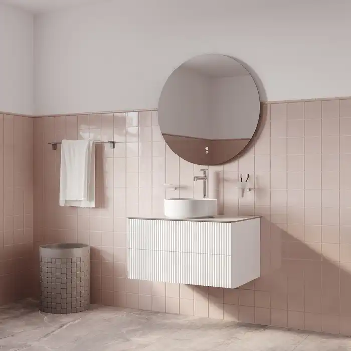 Тумбасо столешницей IDDIS Aiger 80, подвесная, Белая, AIG80W0i95K фото 3