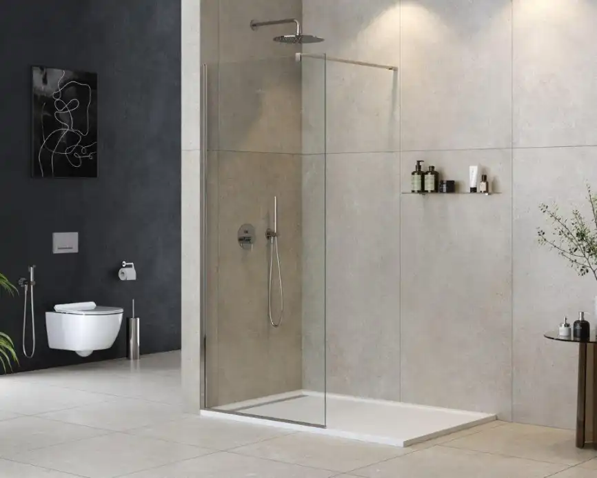 Душевая перегородка CEZARES LIBERTA-L-1-90-120-C-Cr стекло Прозрачное, профиль Хром фото 1