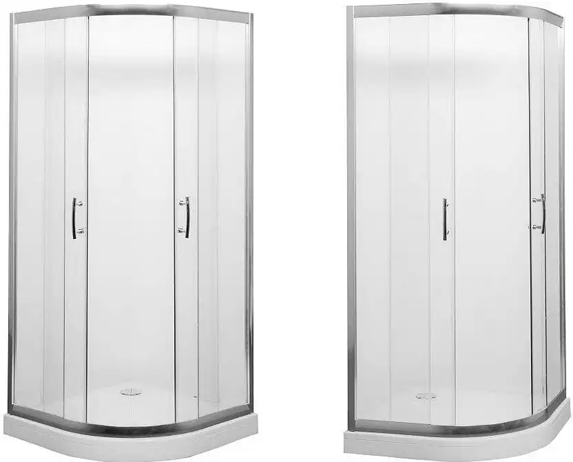 Душевой уголок Aquanet Alfa NAA2142 100x100, R550, прозрачное стекло фото 3