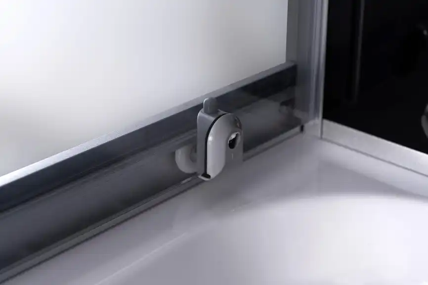 Душевая кабина Loranto 100х80 CS-5180-13R G, низкий поддон, цвет профиля сатин фото 16