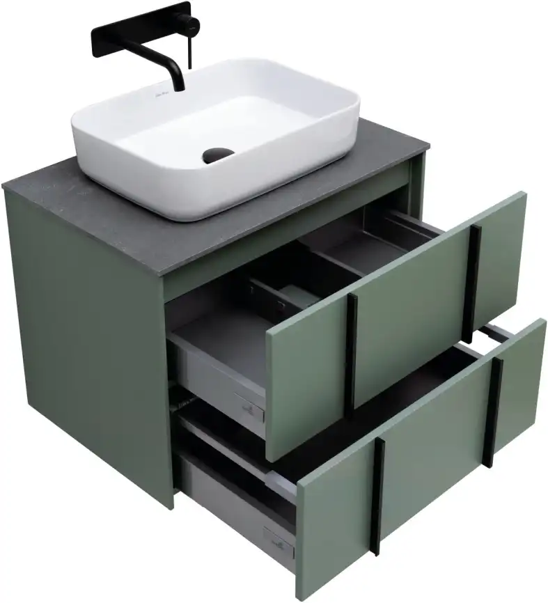 Тумба под раковину Allen Brau Reality 70 1.32004.CGM олива матовый фото 26