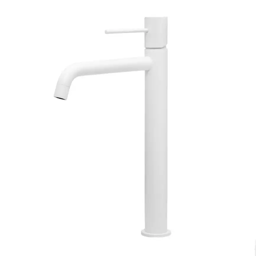 Смесители для раковины AVS Slimmer 811-101-MW высокий, белый матовый фото 2