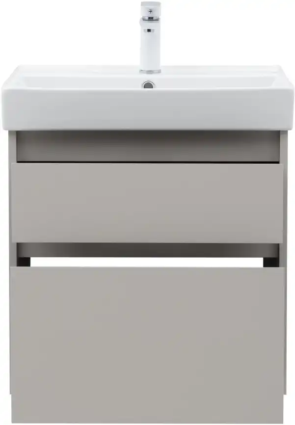 Тумба под раковину Aquanet Nova Lite 2.0 60 бежевый, 346322 фото 11