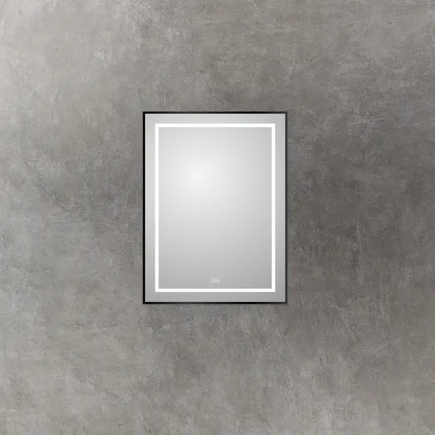 Зеркало BelBagno SPC-KRAFT-600-800-LED-TCH-WARM-NERO фото 3