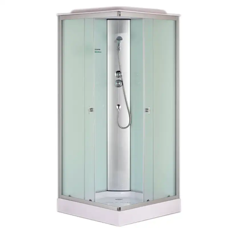 Душевая кабина Loranto 100х100, низкий поддон, Прозрачное стекло, CS-6411F, 100*100*215 фото 1