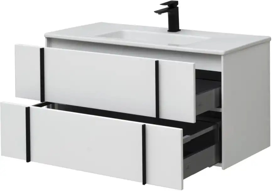 Тумба под раковину Allen Brau Reality 100 1.32007.WM белый матовый фото 5