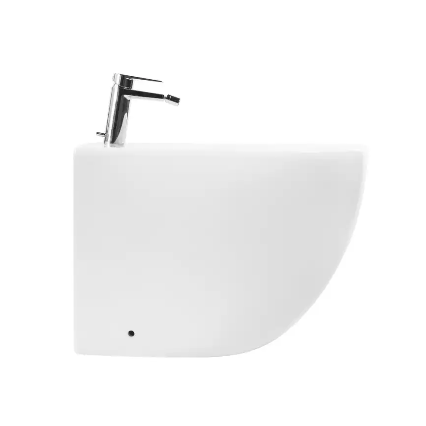 Биде напольное BelBagno SFERA-R BB2141B, Белый фото 2