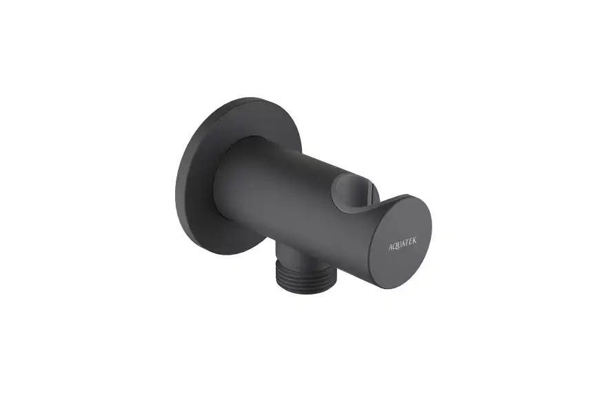 Шланговое подключение Aquatek  AQ2464MB, Черный матовый фото 3