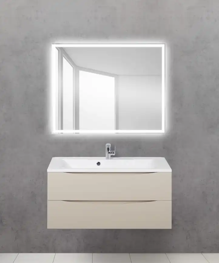 Зеркало BelBagno SPC-GRT 100х80 SPC-GRT-1000-800-LED-BTN с подстветкой, кнопочный выключатель фото 7