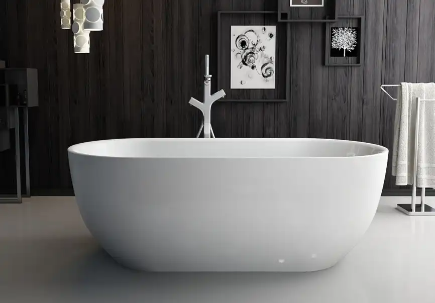 Акриловая ванна BelBagno 150х80 BB70-1500-800, отдельностоящая, Белая глянцевая фото 4