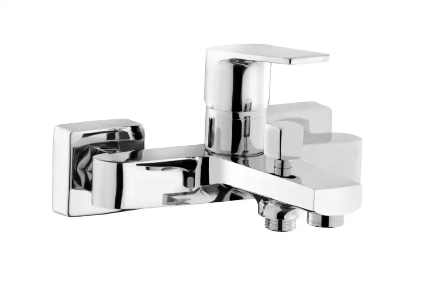 Смеситель для ванны Azario TREYA AZ-15680501, однорычажный, с коротким изливом, Хром фото 1