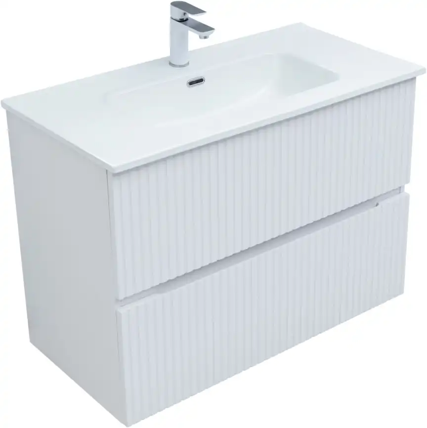 Тумба под раковину Aquanet Джейн 90 белый матовый 313287 фото 7