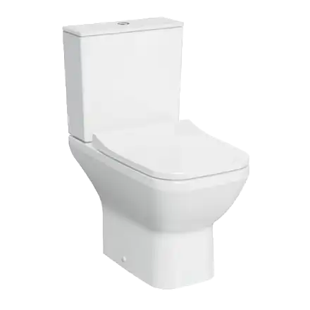 Унитаз компакт Vitra Integra Square Open-Back 9833B003-7205 с бачком и сиденьем Микролифт фото 1