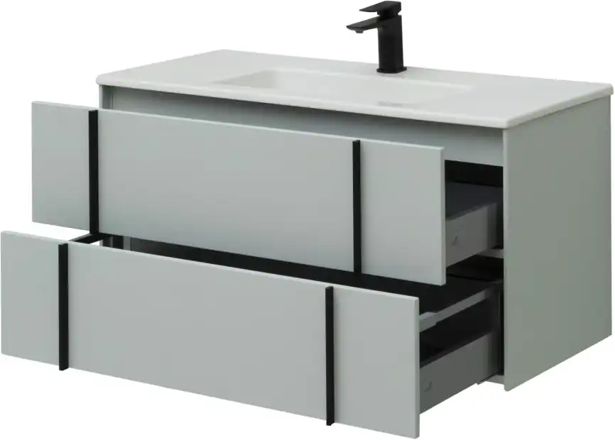 Тумба под раковину Allen Brau Reality 100 1.32007.PWM папирус матовый фото 9