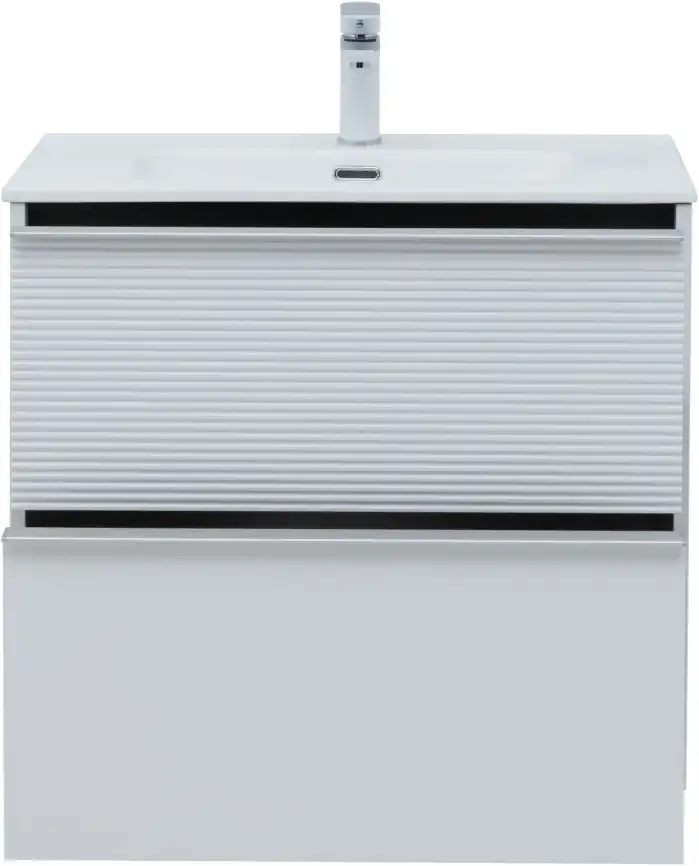 Тумба под раковину Aquanet Вита 70 белый матовый, подвесная, 330476 фото 8