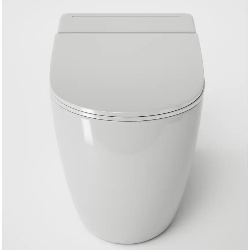 Приставной унитаз Grossman GR-PR-5502 безободковый, Белый глянцевый фото 2