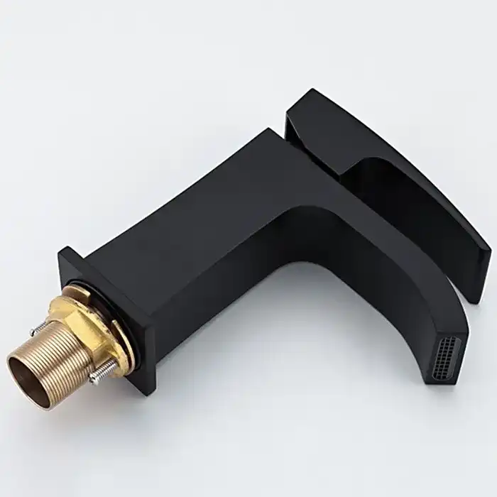 Смеситель для раковины Gappo G1007-6, Черный матовый фото 4