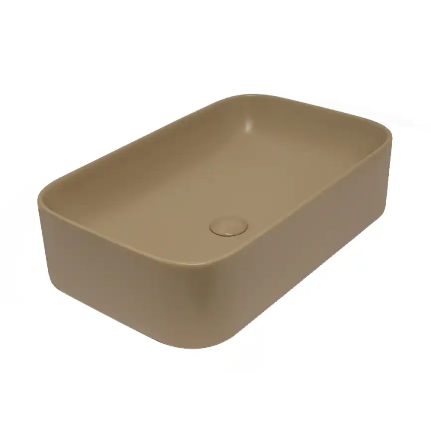Раковина AVS Скарлет 61x38 бежевая матовая фото 1