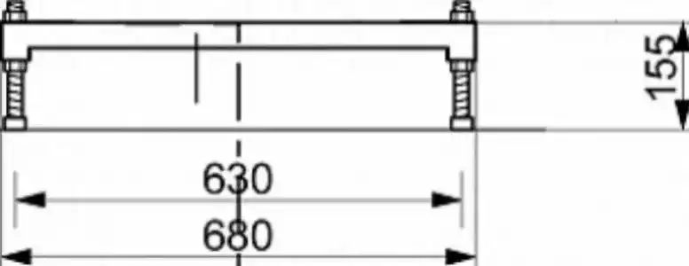 Ножки для ванны Aquanet 70х15 с регулируемыми опорами фото 2