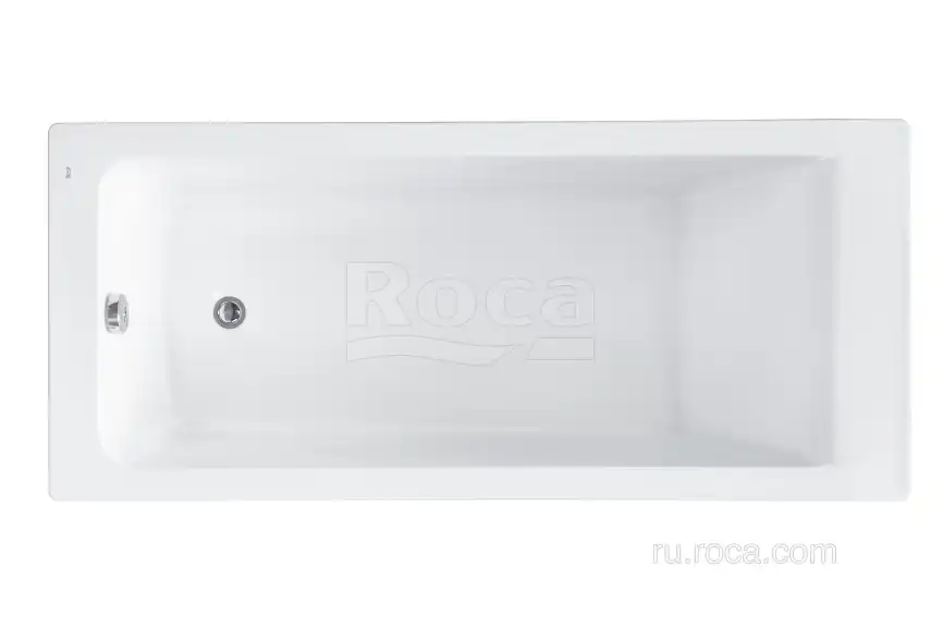 Акриловая ванна Roca EASY 170х70 ZRU9302905 прямоугольная, Белая фото 1