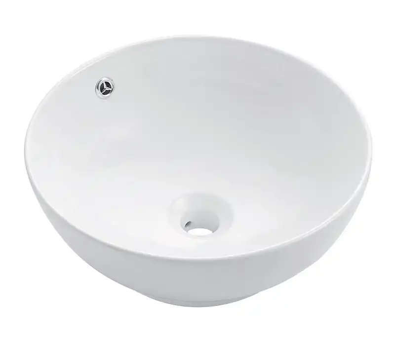 Раковина накладная CeramaLux 435х435х160 9003А, цвет Белый фото 3