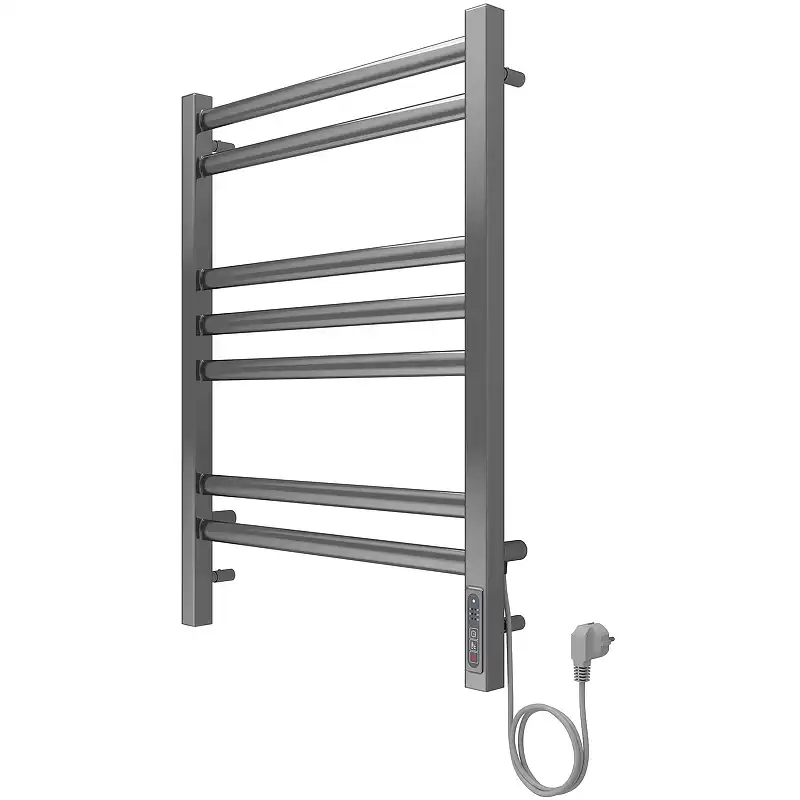 Полотенцесушитель электрический 50х70 Aquatek Поларис П7 AQ EL KO0770CH, диммер справа, Хром фото 6