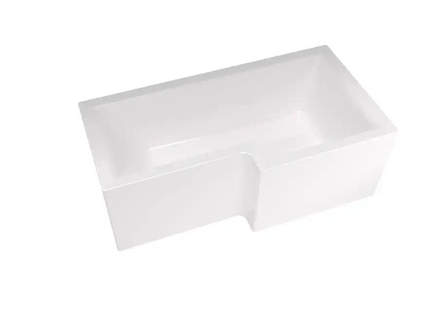 Акриловая ванна Marka One Linea 165х85 01лин16585п правая, Белая фото 2